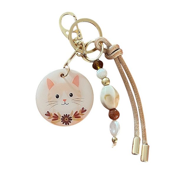 Chaveiro Ouro - Gato