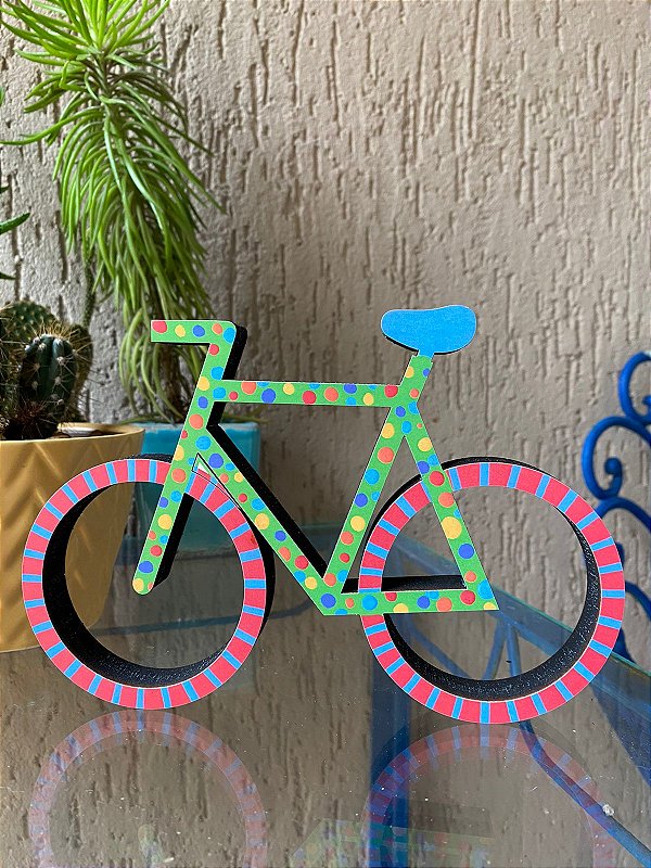 Bike Verde Bolinha - 20 cm