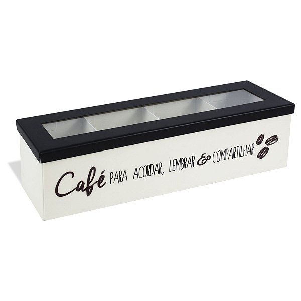 Caixa de Aço para Cápsulas Café para Acordar