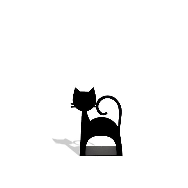 Suporte para Livros Gato Preto