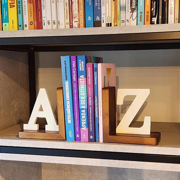 Suporte para Livros A a Z Areia
