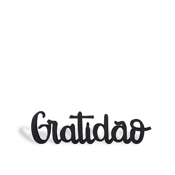 ESCULTURA DE MESA GRATIDÃO