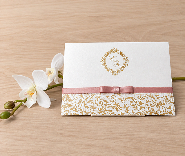 Convite de casamento Elegance