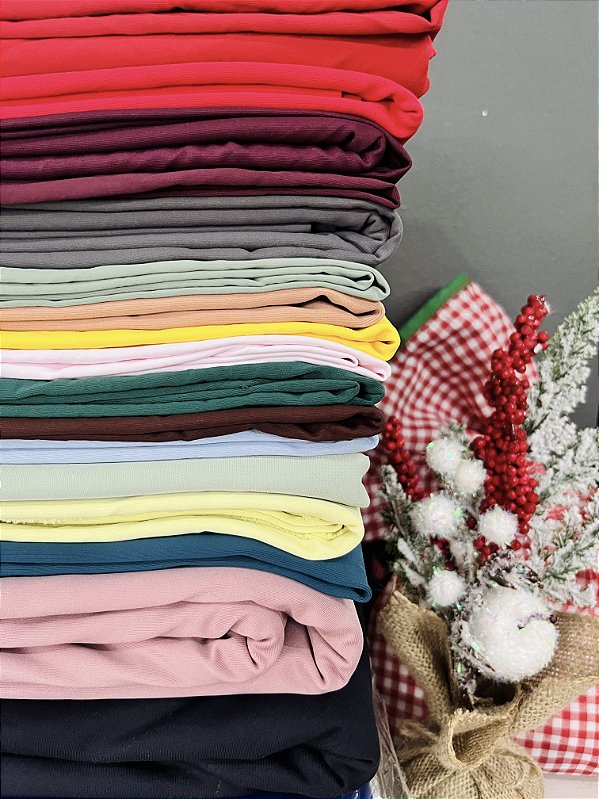 Poliamida Lisa Retalhos (mais fina) para Moda Praia - Pcte c/ 5 kg