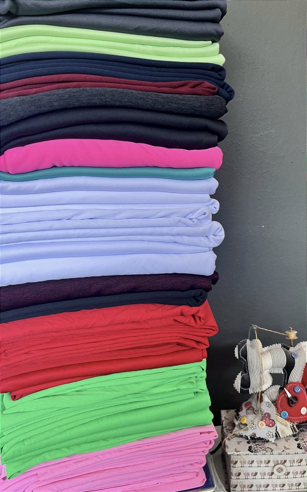 Helanca Light para Camisetas Fitness Retalhos - Pcte c/ 10 kg