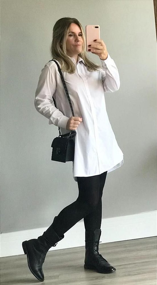 Camisa feminina oversized