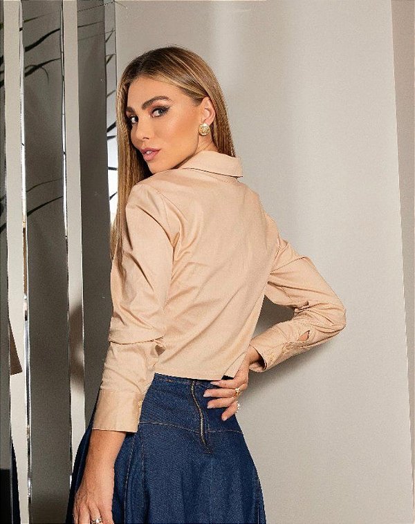 Cropped jeans com bolso - Madame Ninna - loja online de confeccções  femininas