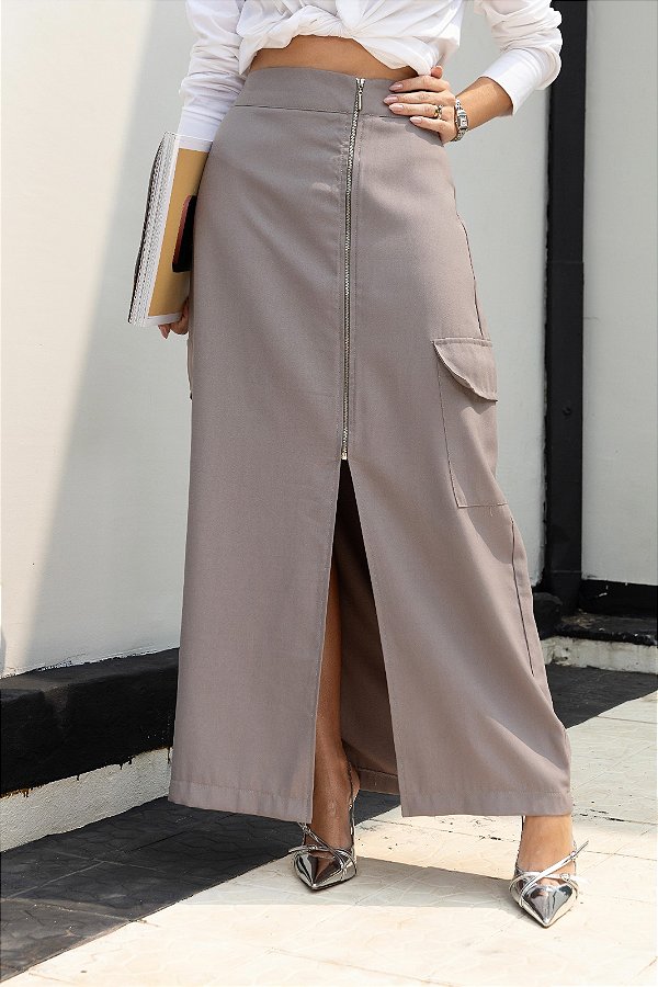 Saia cargo max - Taupe