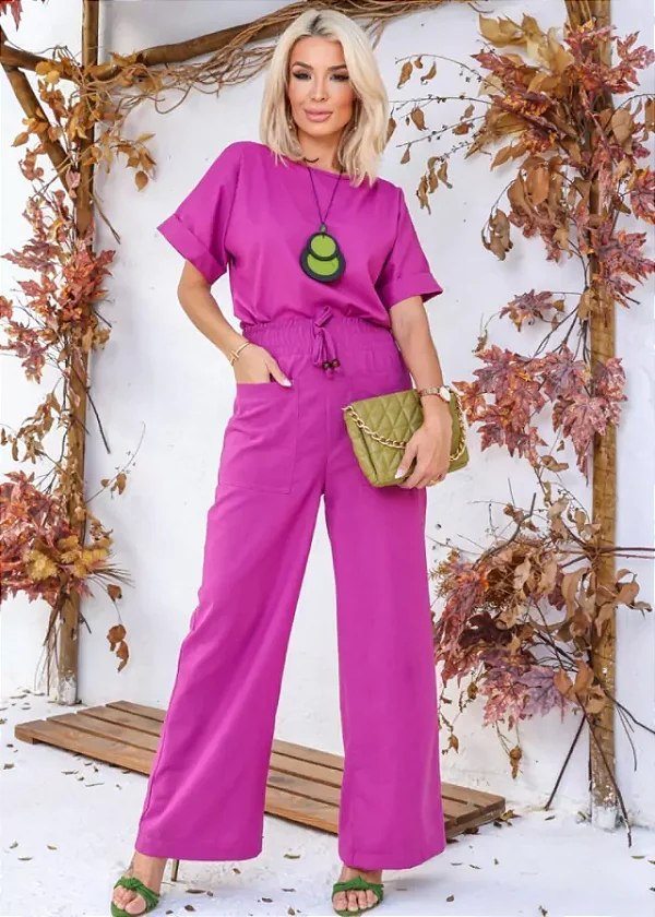 Conjunto Marilia - Fuccia