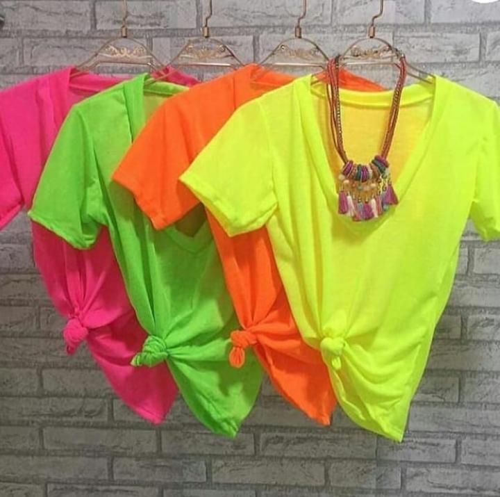 T-shirt podrinha - Amarelo limão Neon