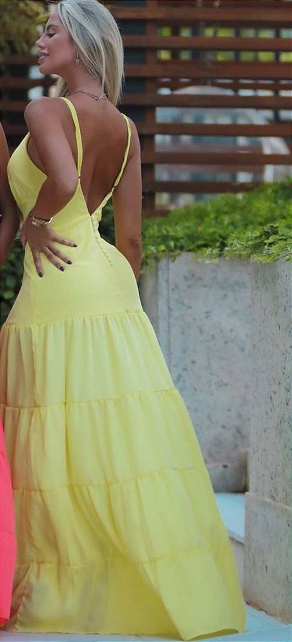 Long Dress MIami - Amarelo