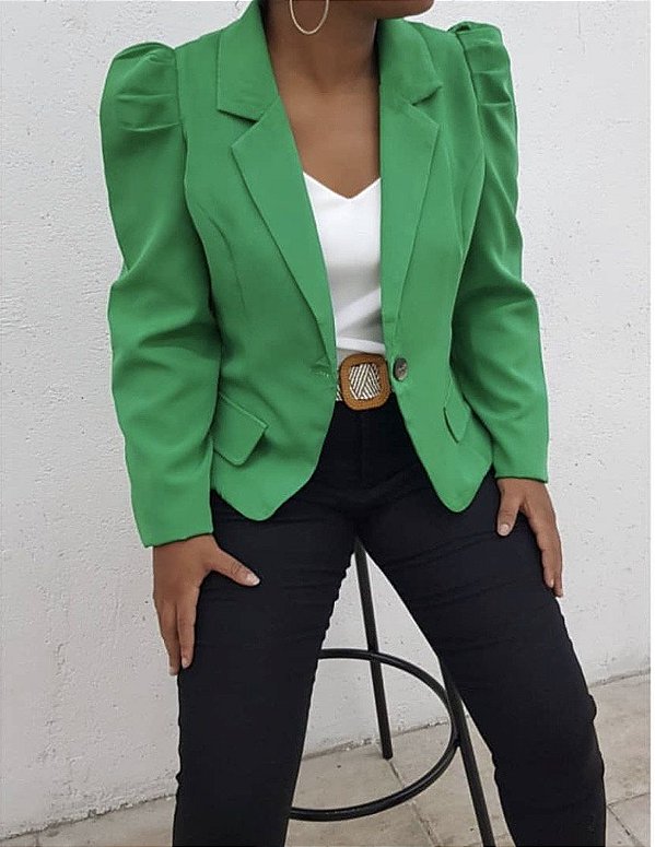 Blazer Manga Princesa - Verde