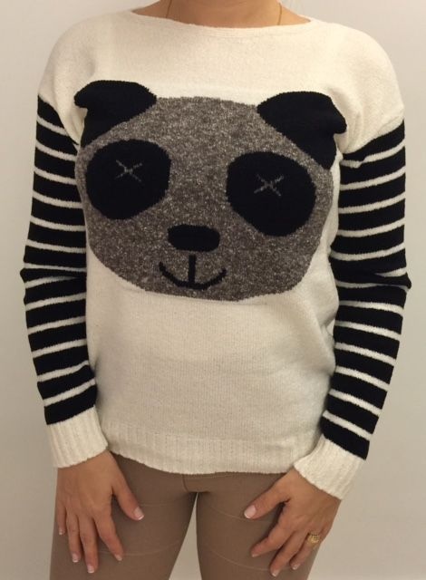 Tricot urso Ted off white