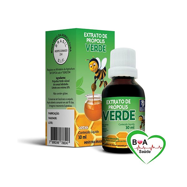 EXTRATO DE PROPOLIS VERDE FR 30ML DOCTOR BERGER BOA SAUDE SUPLEMENTOS