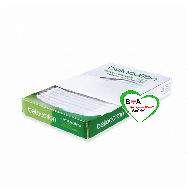 HASTES FLEXÍVEIS COM 900 BASTONETES PAGUE 780 BASTONETES BELLACOTTON BOA SAÚDE PERFUMARIA