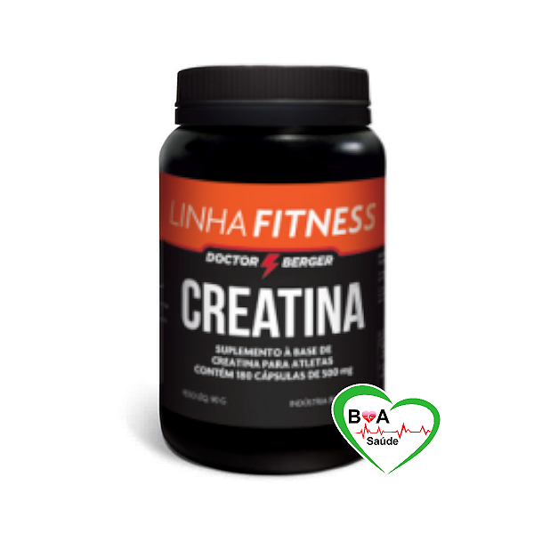 CREATINA 500 MG COM 180 CAPSULAS BOA SAUDE SUPLEMENTOS