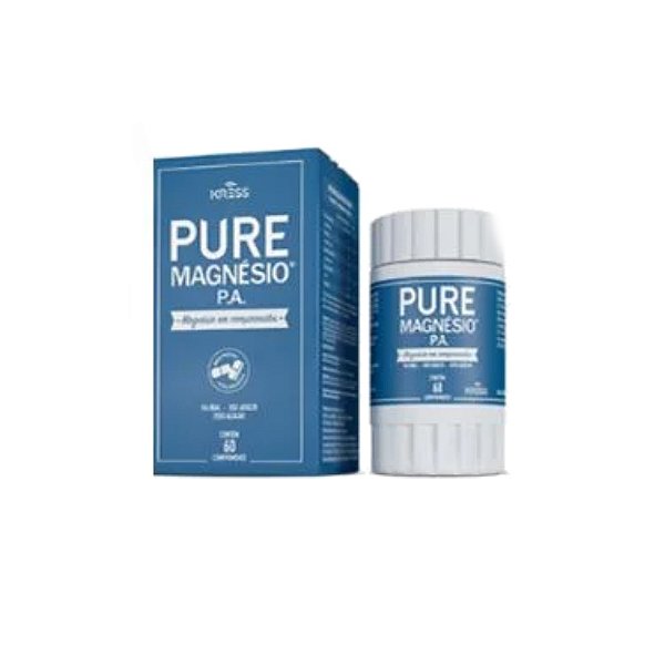 PURE MAGNÉSIO P.A. PUREMAG COM 60 CAPSULAS KRESS BOA SAUDE LOJA VIRTUAL