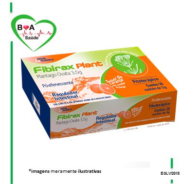 FIBIRAX PLANT - PLANTAGO OVATA  3,5G COM 30 SACHES DE 5G