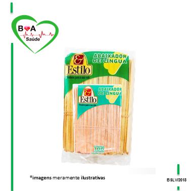 ESPATULA DE MADEIRA - ABAIXADOR DE LINGUÁ NÃO ESTÉRIL C/100 UNIDADES
