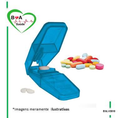 CORTADOR DE COMPRIMIDOS PORTÁTIL CORES DIVERSAS