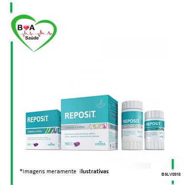 REPOSIT CABELOS E UNHAS SAUDÁVEIS - SUPLEMENTO VITAMÍNICO E MINERAL