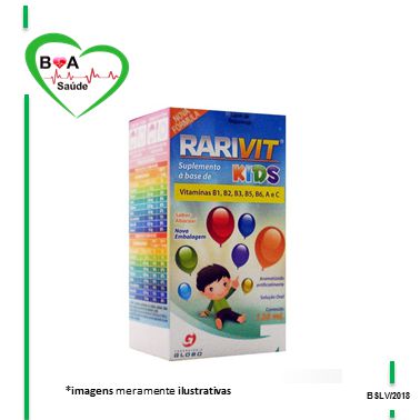 RARIVIT KIDS SUPLEMENTO VITAMÍNICO  SOLUÇÃO ORAL