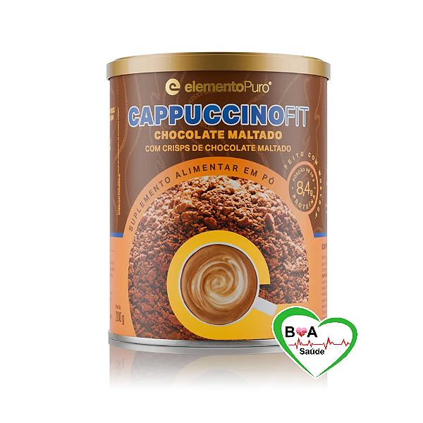 CAPPUCCINO FIT CHOCOLATE MALTADO 200g ELEMENTOPURO