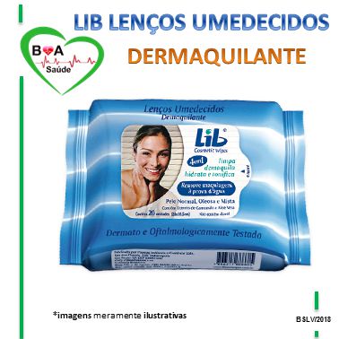 LIB LENÇOS UMEDECIDOS COM HIDRANTANTE
