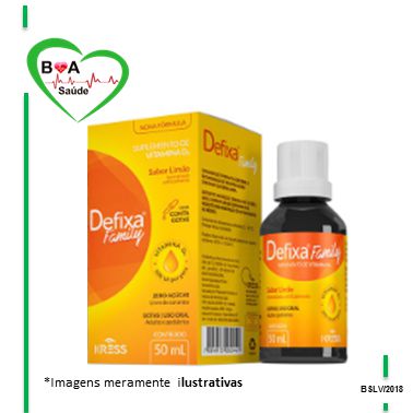 DEFIXA FAMILY VITAMINA D3 50 ML SABOR LIMÃO
