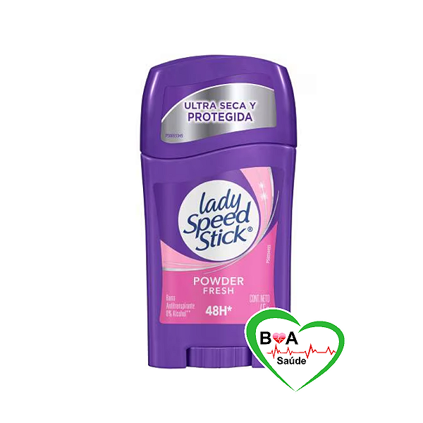 LADY SPEED STICK POWDER FRESH ANTITRANSPIRANTE EM CREME 48h ROSA 45G