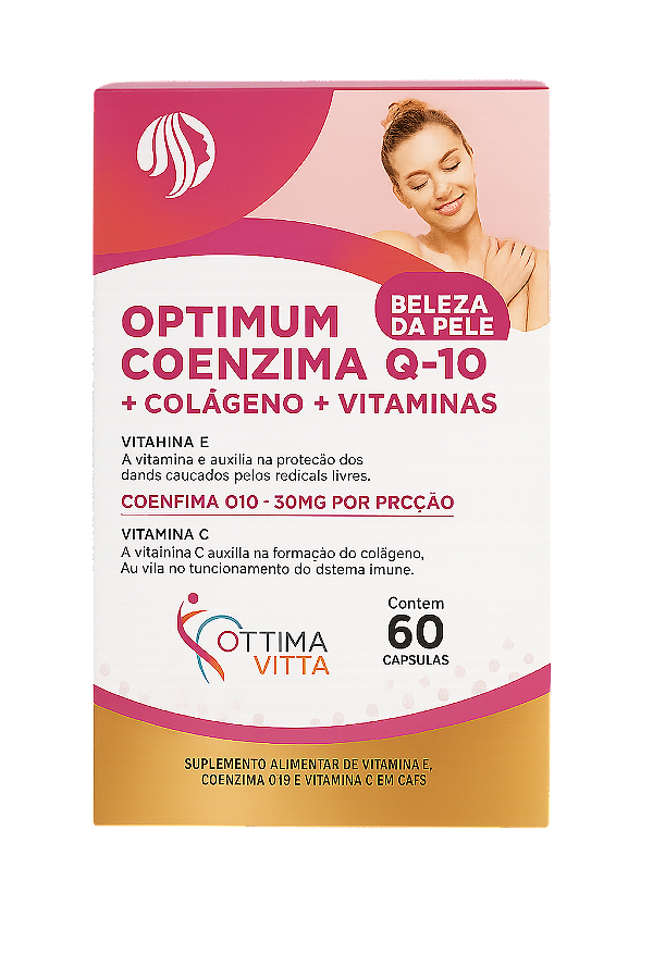 OPTIMUM COENZIMA Q10 + COLAGENO E VITAMINAS C/ 60 CPS OTTMA VITTA BIONATUS