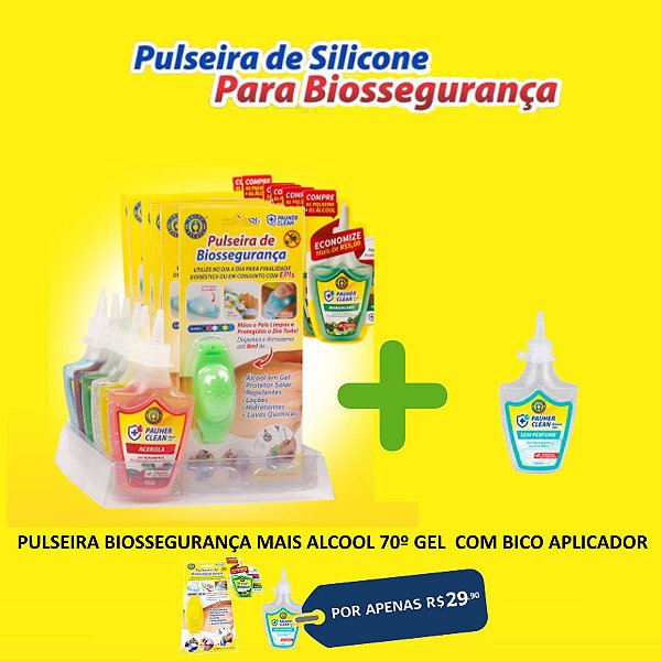PULSEIRA DE SILICONE PARA BIOSSEGURANÇA MAIS PAUHER CLEAN