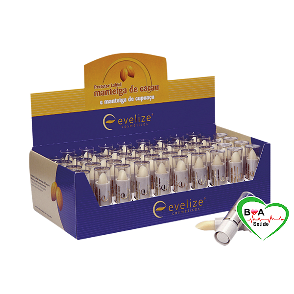 MANTEIGA DE CACAU TIPO BATOM COM 50X3G UNIDADES EVELIZE