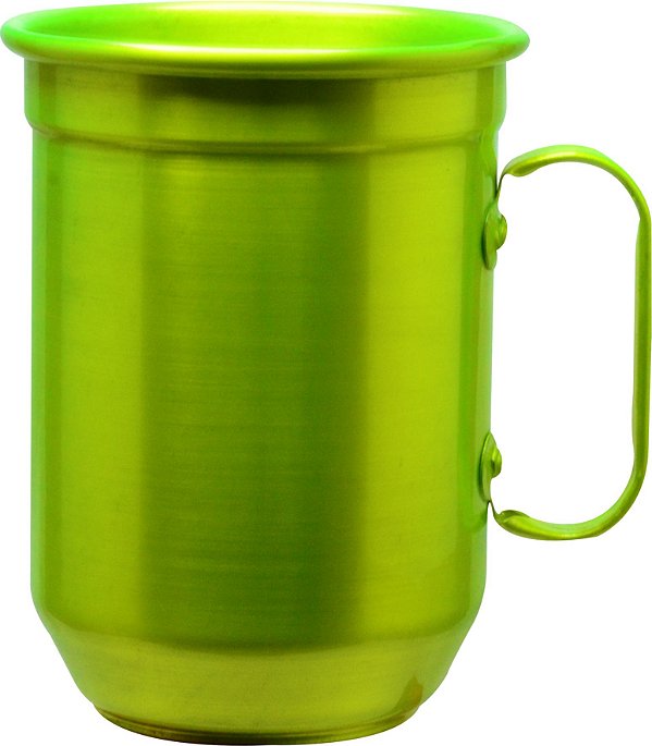 Canecas de Alumínio p/ Caipirinha Com Alça Resistente de 600 ml kit 10 Unidades