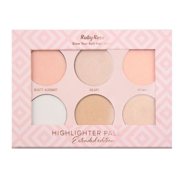 Paleta de Iluminador Highlighter Palette Ruby Rose