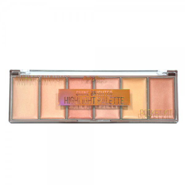 Paleta de Iluminador Pocket Shine Brighter Ruby Rose