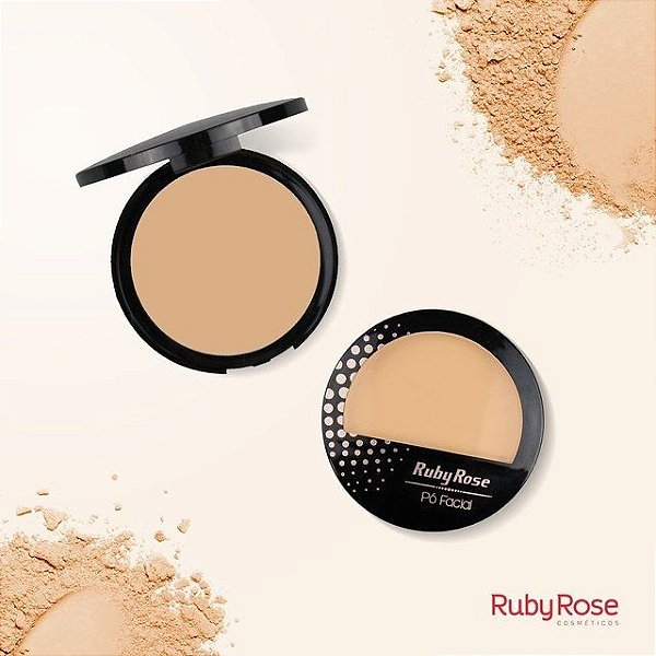 Pó Facial Cores de Pele Ruby Rose