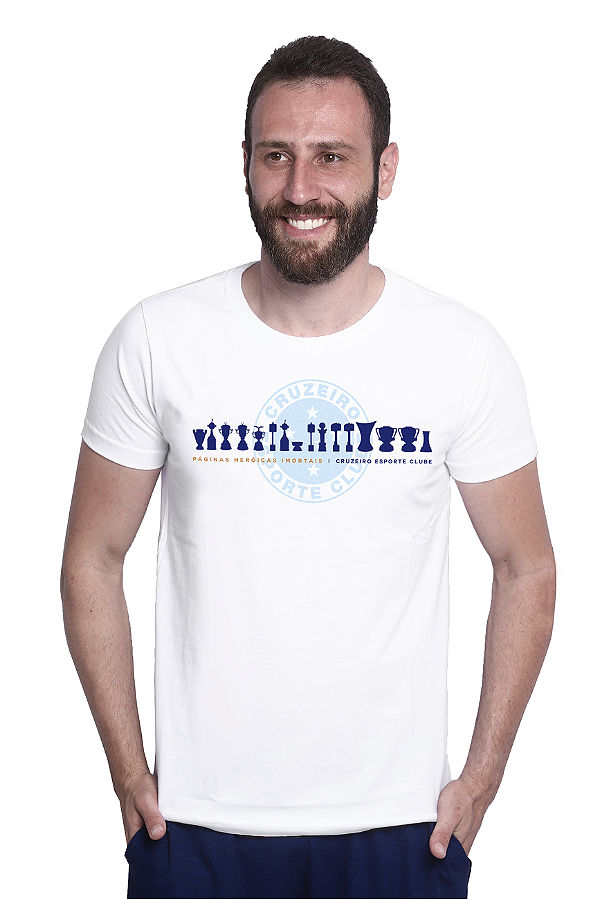 Camisa do Cruzeiro - Taças Branca
