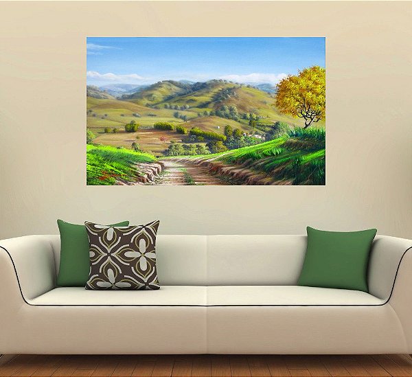 Quadro Pintura Paisagem Óleo Sobre Tela 3010