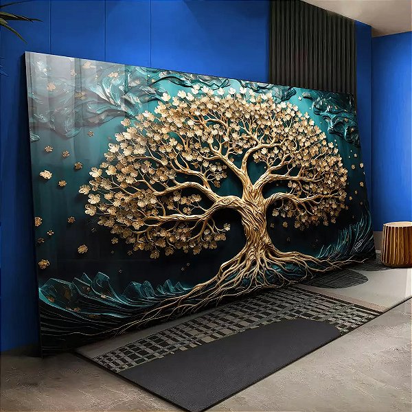 Quadro Paisagem Óleo Sobre Tela 9999 - 130cmx210cm