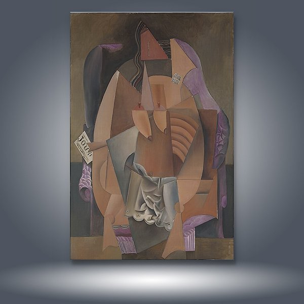 Quadro Decorativo Artistas Famosos Cubismo Mulher Abstrata Pablo Picasso 6512
