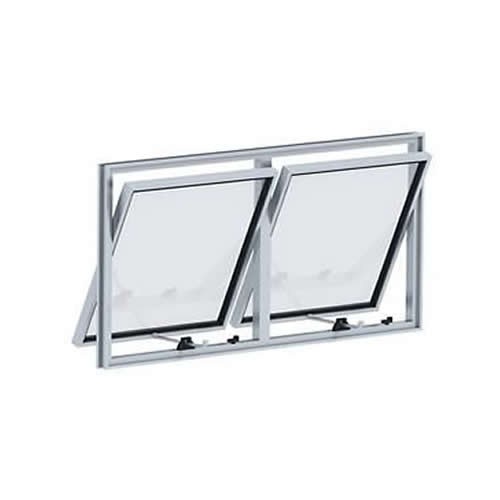 Maxim ar 2 secao alumínio c/ vidro mini boreal