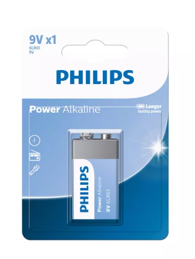 Bateria Philips - 9v Alcalina
