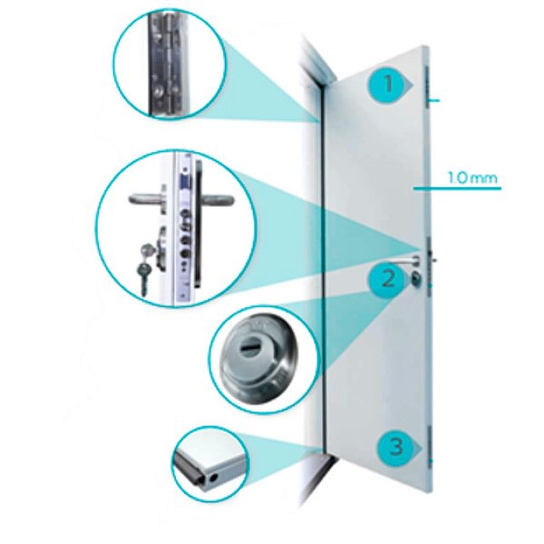 Porta Basic- 13 pontos de Travamento