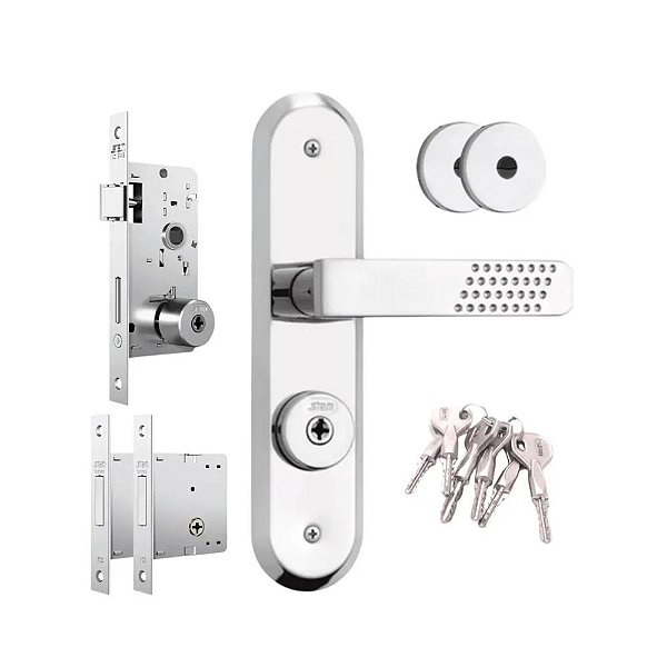 Fechadura de segurança para porta residencial - 03 pontos de travamento