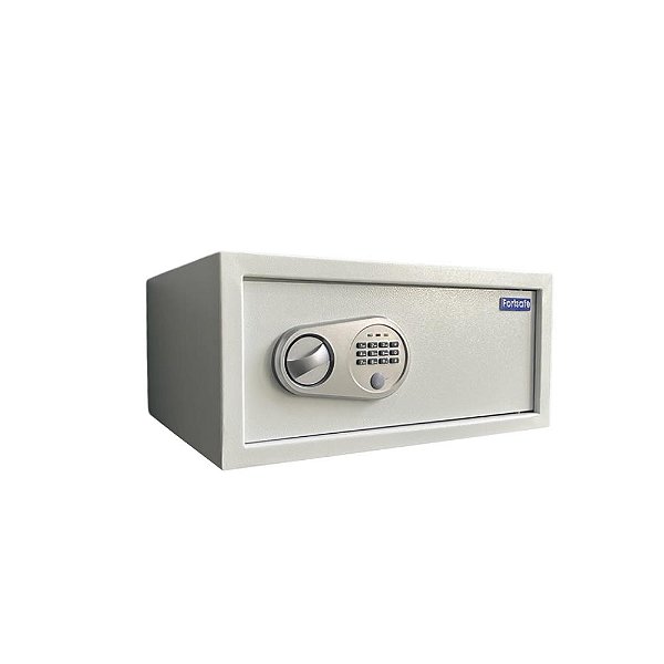 Cofre Eletrônico Digital Médio com chave de emergência. Mod. CD 20/43/37 EL - Cinza