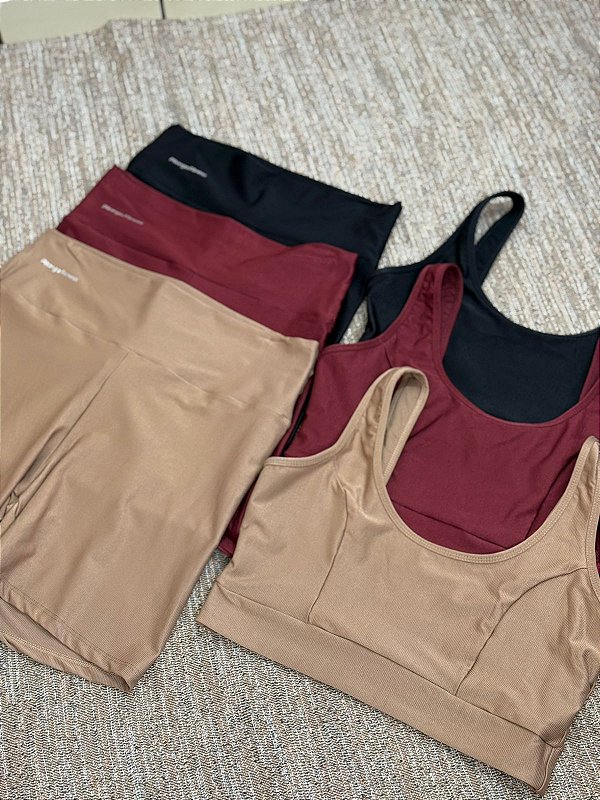 Conjunto Short Canelado G