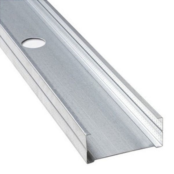 Montante Light Steel Frame em Aço Galvanizado Com Furo Z-275 90 X 0,95 X 3000mm