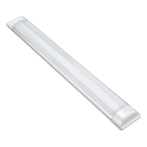 Luminária Sobrepor Led 20w 60cm Tubular Slim Branca