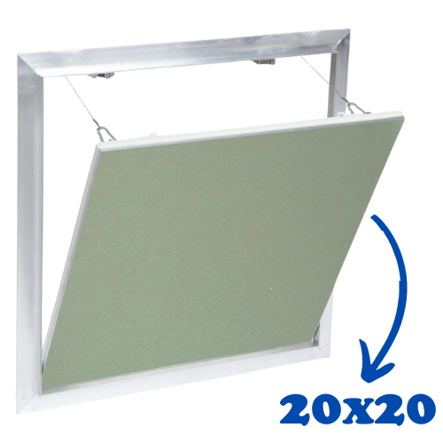 Alçapão Gesso Clicado Tampa de Inspeção para Drywall 200x200mm